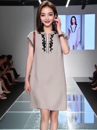 #上热门 #夏季新款女装 #夏季新款连衣裙 #法式连衣裙 #无袖连衣裙 @DOU+小助手 @巨量千川