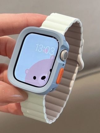 适用苹果iwatchS10手表新款保护壳S9表带磁吸硅胶SE夏7高级S8女款#applewatch表带 #applewatchs9表带 #iwatchs10 #苹果手表表带 #applewatchse