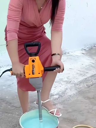 创一搅拌机大功率手持式超飞机钻打灰机油漆腻子粉水泥搅拌工具#五金工具 #抖音推广 #实用工具 #搅拌机#好东西一起分享