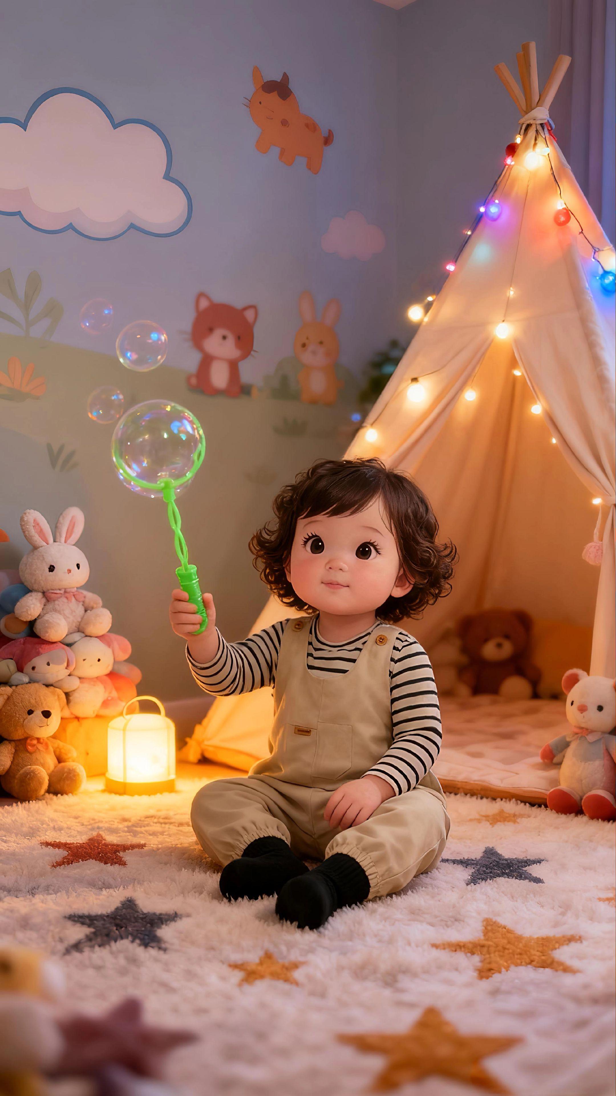 - 这款韩版婴幼儿春秋套装,把可爱与实用狠狠拿捏啦 经典条纹T恤,简约又百搭,柔软面料贴肤不闷,小宝贝穿着舒服到不想脱~卡其色背带裤自带韩 系滤镜多口袋设计超贴心,装点小零食、小玩具,出门轻松又有趣! 不管是日常遛娃、逛公园,还是拍萌趣写真,这套 一穿,韩系小潮娃氛围直接拉满新生儿到婴幼儿都能穿,男女宝宝适配度100%#宝宝穿搭 #人类幼崽可爱衣服 #高品质童装#拿捏穿搭公式#萌娃秋冬穿搭已经预制好了