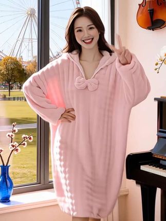 #宅家睡衣秀 #睡衣穿搭 #甜美穿搭 #睡衣家居服 #浴袍