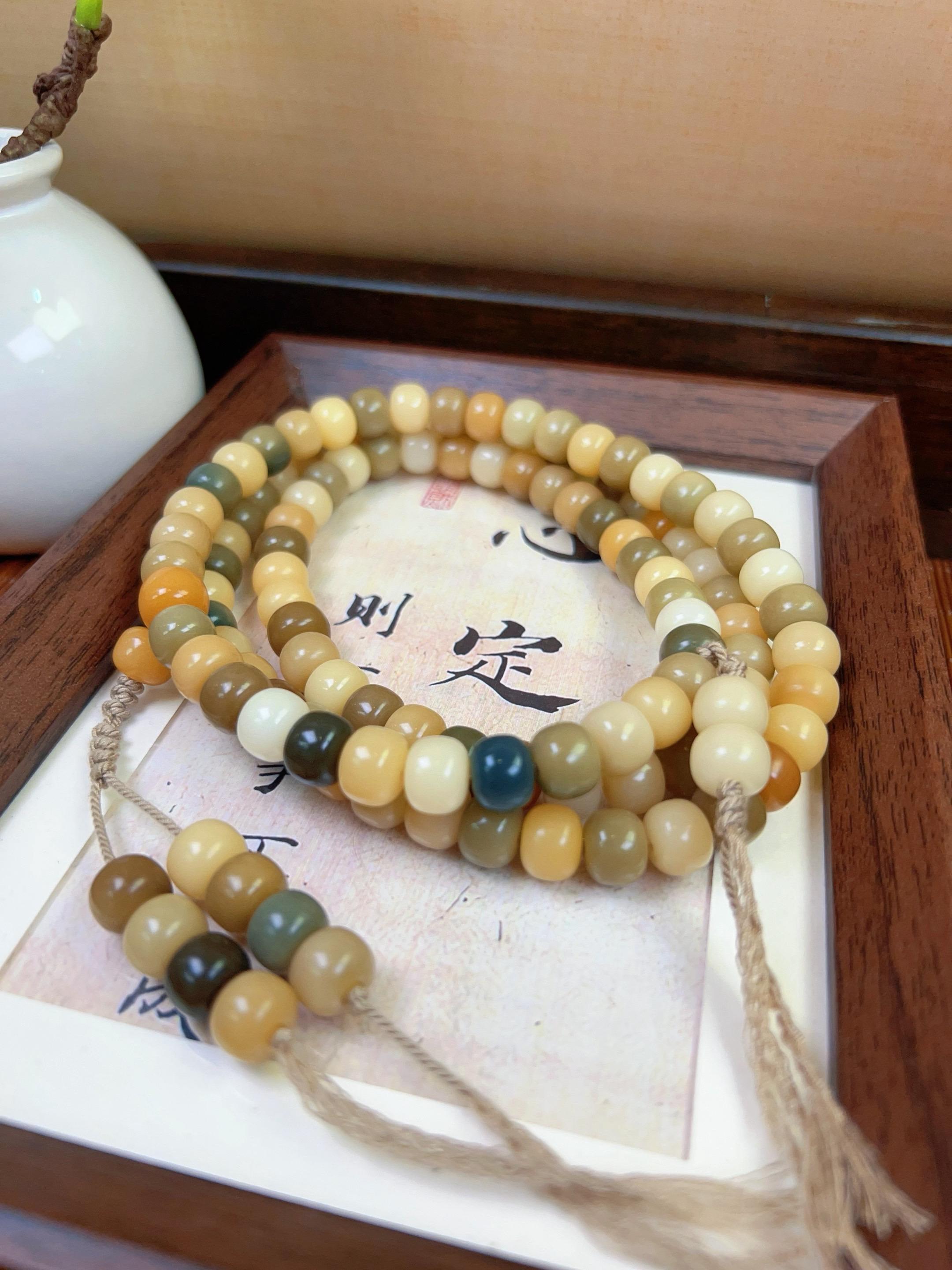 多宝手工编织。太美了!#菩提根 #项链