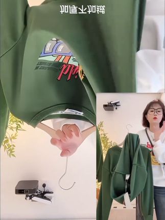 秋冬新款字母印花厚克重毛圈卫衣宽松休闲卫衣1508#每日分享 #卫衣 #卫衣穿搭