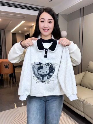 超洋气百搭学院风女童卫衣!加绒不加绒的都有! 软糯亲肤,刷到的妈妈放心闭眼入#卫衣 #女童卫衣#卫衣穿搭#加绒卫衣#卫衣控