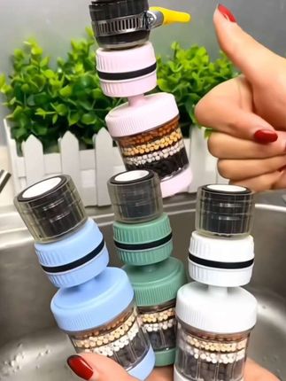 #水龙头过滤器 ,这个小小的水龙头过滤,就能过滤掉水中的铁锈泥沙杂质,过滤出来的水洗菜做饭安全健康#水龙过滤器 #居家好物 #家庭必备 #防溅水龙头