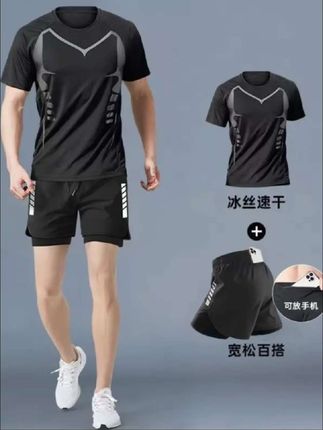 #运动套装#健身套装#短袖套装#速干套装#男士短袖套装@DOU+上热门 @巨量千川 @DOU+小助手