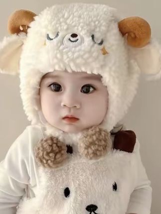 #宝宝帽子 #也太可爱了吧 #婴儿帽子 #儿童秋冬帽子 #婴儿秋冬帽子