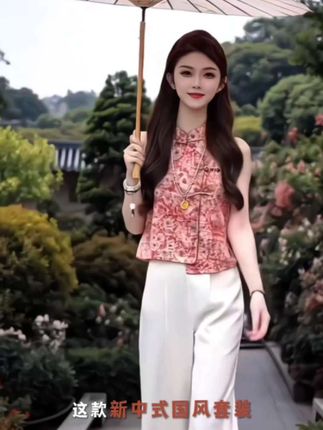 姐妹们,这件衣服真的太绝了,我本来是冲着它便宜才买的,没想到穿上之后这么好看,而且它的版型设计也很特别,穿起来很有时尚感,无论是搭配短裤、裙子还是牛仔裤都很好看,非常适合日常出行的时候穿。喜欢的朋友千万不要错过了,快和你的闺蜜一起冲 #新中式#国风古韵 #显瘦穿搭 #新中式穿搭
