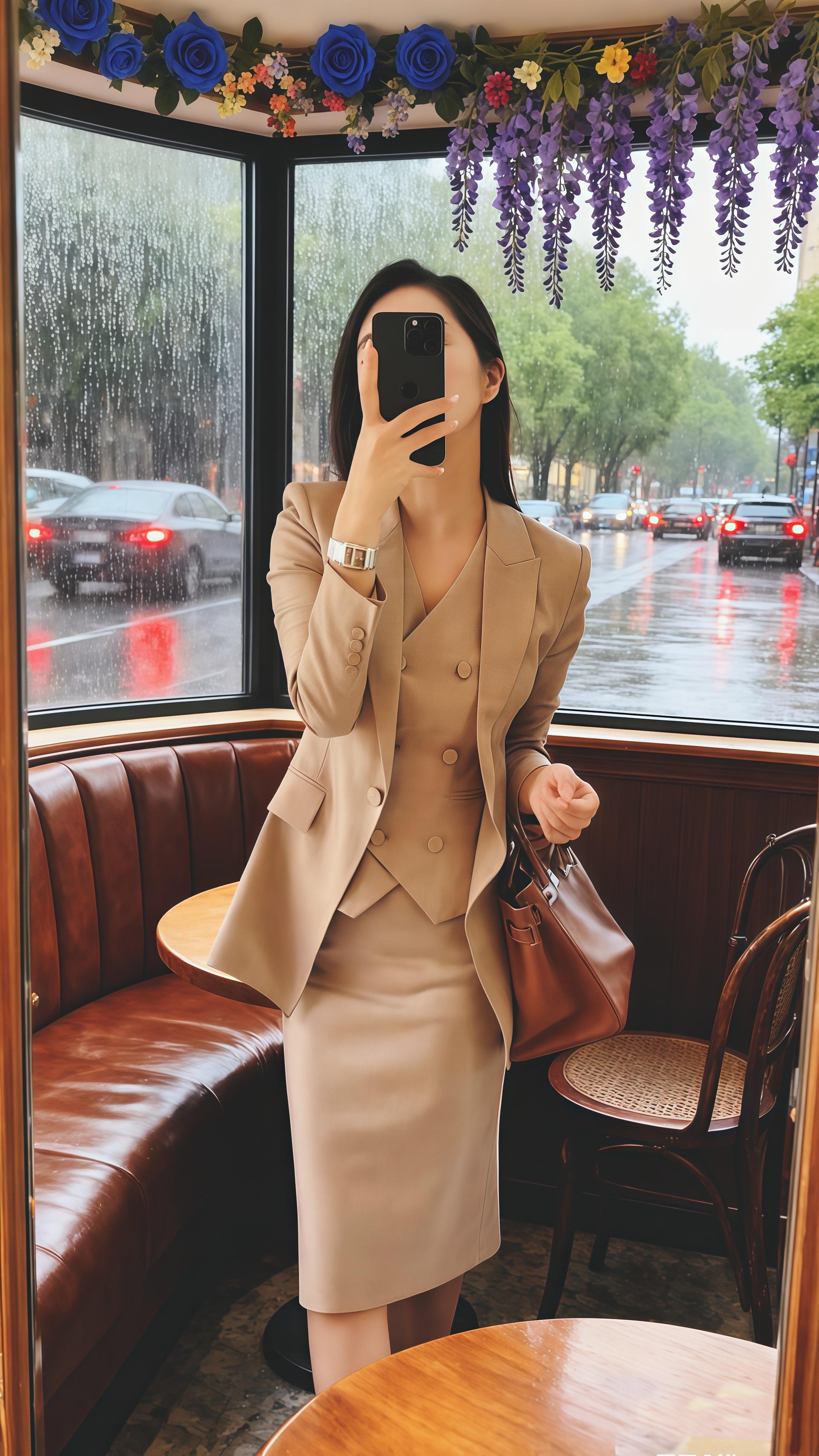 OOTD|早秋氛围感穿搭🗓分享。#跟着邓凯get秋日公园穿搭 #舒畅的入秋穿搭都是琥珀系 #超甜小厨娘变装 #早秋穿搭三分钟出门不是梦 #森系少女感穿搭