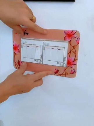 开关贴【4个装】装饰保护套墙面防脏防水现代开关插座简约插座装 #开关装饰贴 #插座装饰贴 #家居装饰 #墙面装饰 #开关贴