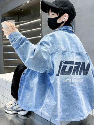 #高品质童装 #男童牛仔外套