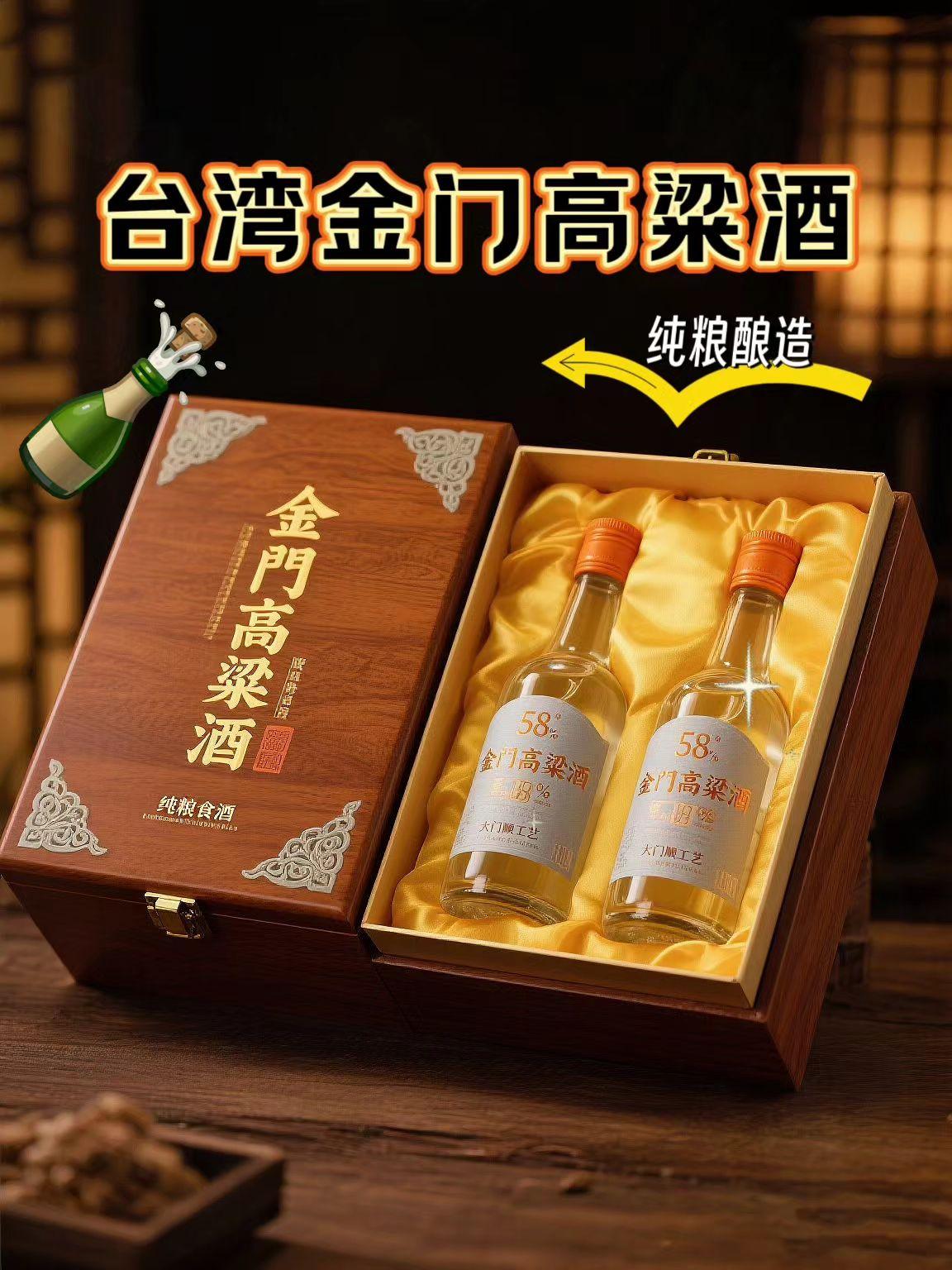 家人们!唯有尝过台岛高粱酒,方可知何为真正之纯粮佳酿! 以传统大曲坤沙工艺酿造,此工艺耗时漫长,对原料苛求至极,仅择优质高粱,不添加香精色素!每一口皆为纯正粮食风味,爱酒之雅士切莫错失此等琼浆。#纯粮酿造好喝不上头#一起喝酒#酒文化 #强烈推荐#台湾高粱酒