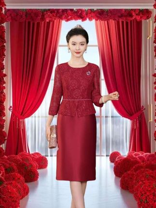 #婚庆礼服 #婚礼妈妈礼服 #优雅气质 #女装#优雅气质