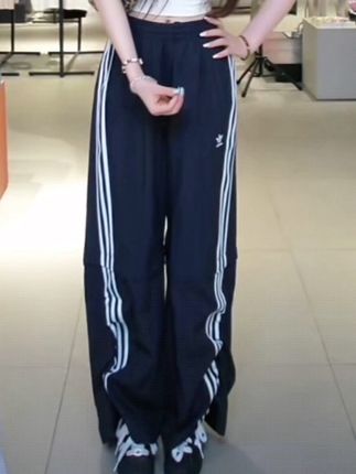 Adidas/阿迪达斯男女长裤2025夏ADILENIUM可拆卸宽松运动裤KD8211#好看#热卖