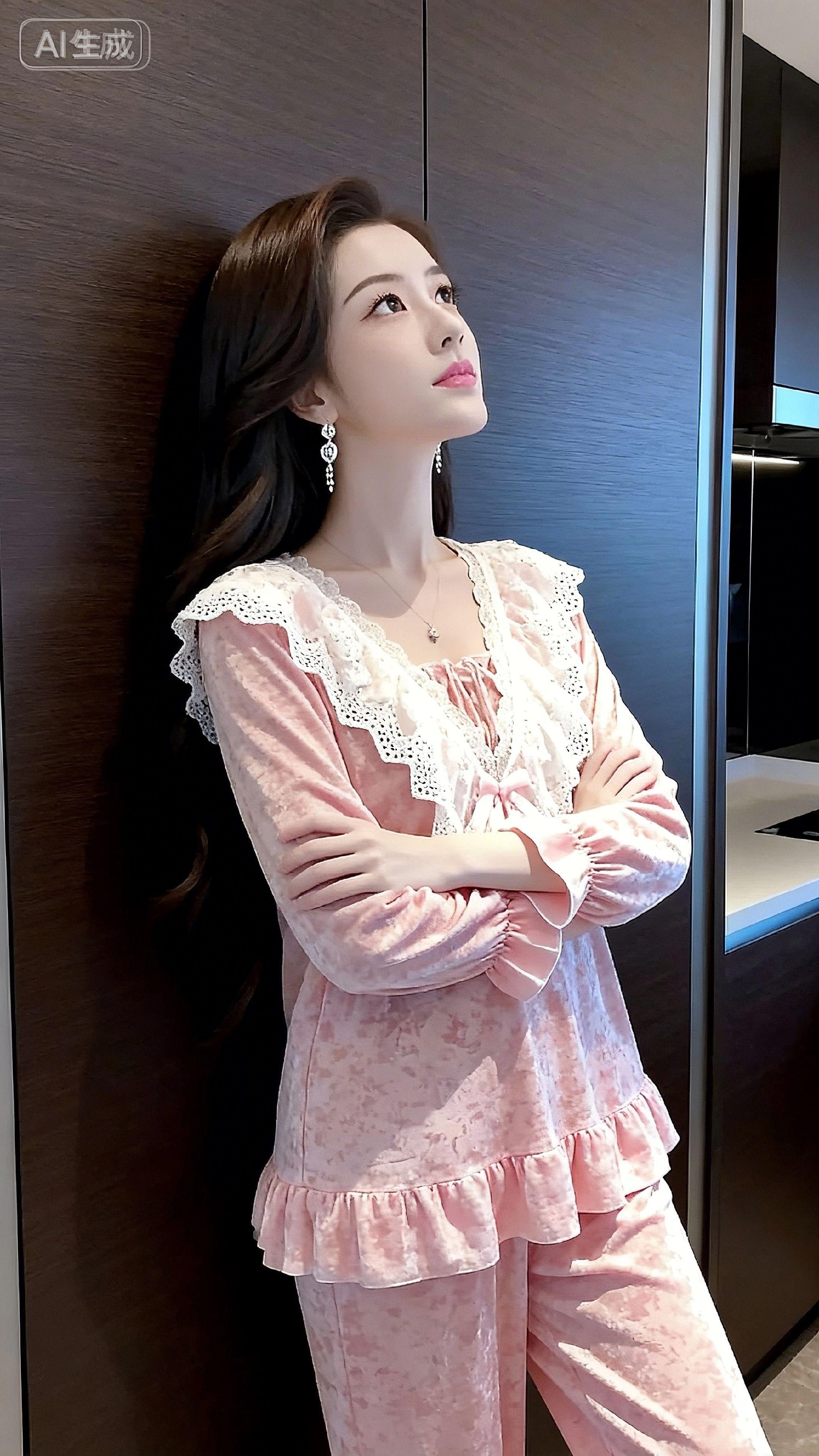 #家居服套装 #睡衣穿搭 #睡衣家居服 #甜美穿搭 #在家也要美美哒