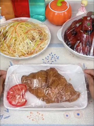 保鲜膜套松紧口一次性碗罩透明保鲜加大加厚无异味#一次性保鲜膜套 #实用好物 #居家好物 #好东西一起分享
