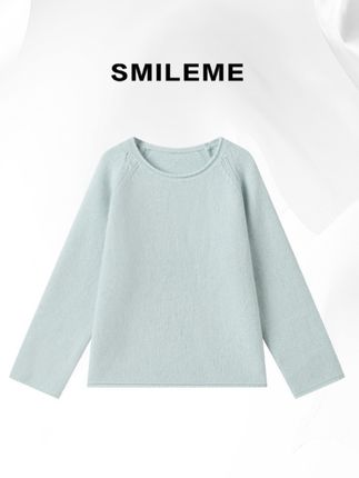 SMILEME【暖阁听雨】气质细腻柔软圆领宽松套头长袖上衣#气质美女穿搭 #慵懒风穿搭 #气质优雅美女 #女装 #抖音热搜