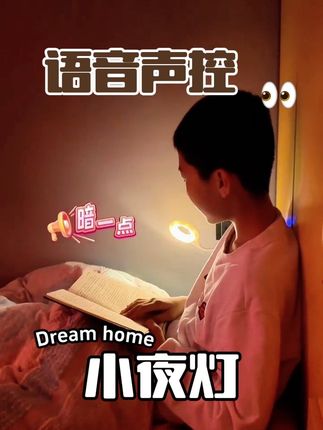 住校生天冷了不想下床关灯就准备一个这样的#智能语音小夜灯 好用👍#声控小夜灯 #语音声控小夜灯 #卧室床头灯#宿舍好物