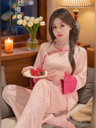 #宅家睡衣秀 #国风古韵 #秀出新国风 #气质穿搭 #格格驾到