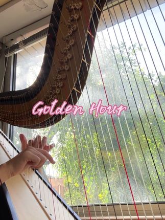Golden Hour|“每束光的降临都有意义” #竖琴 #goldenhour #jvke #好听的音乐总是触动人的心灵 #前奏一响拾起多少人的回忆