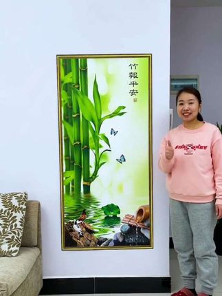 玄关3d立体墙贴画自粘墙纸门贴客厅入户走廊过道装饰背景墙壁纸 #玄关装饰画 #装饰画 #客厅搭配 #过道装饰画 #软装搭配