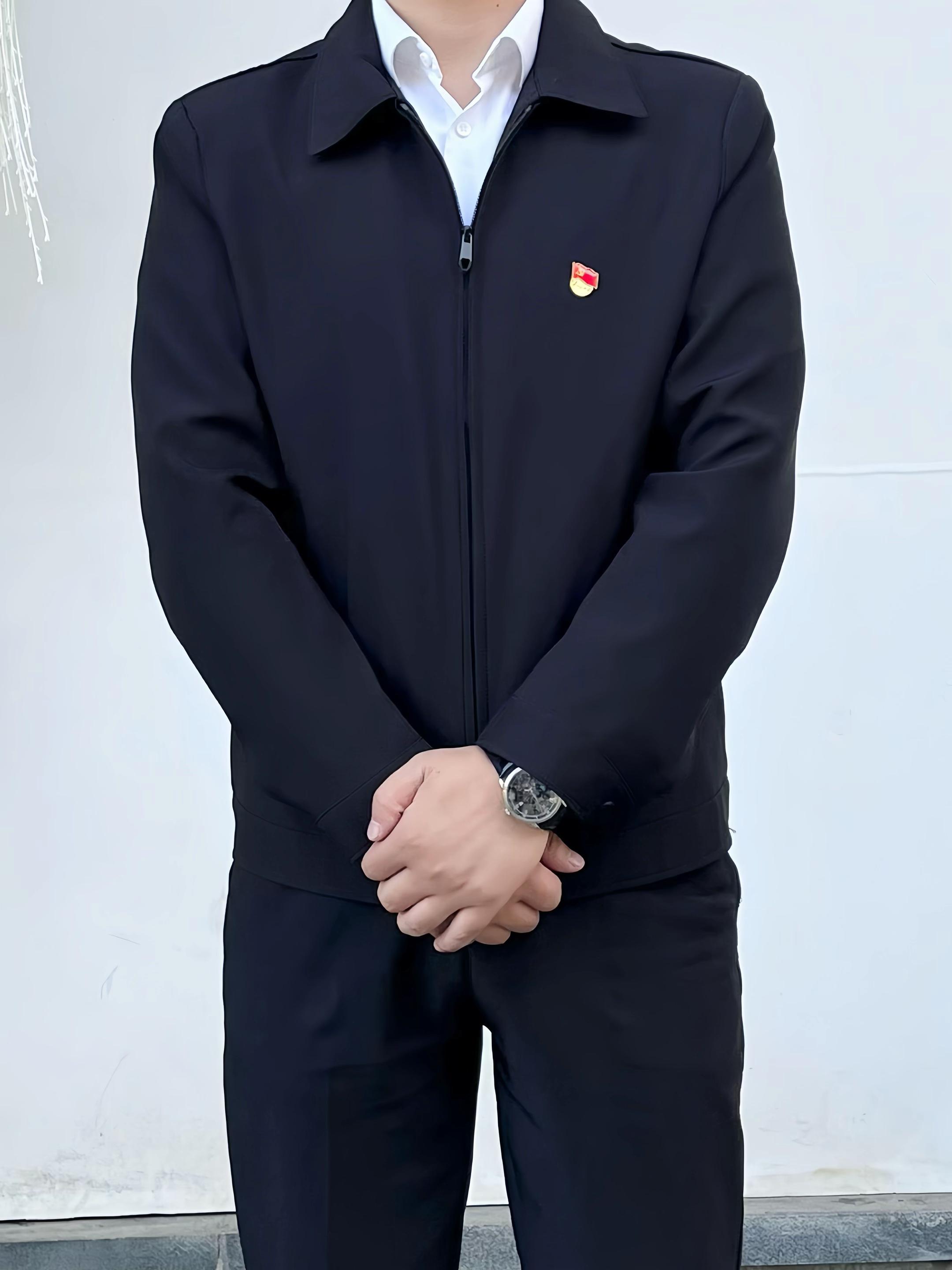 天气凉了,这件夹克外套绝对是衣柜必备#夹克外套 #男士外套 #秋季外套#行政夹克