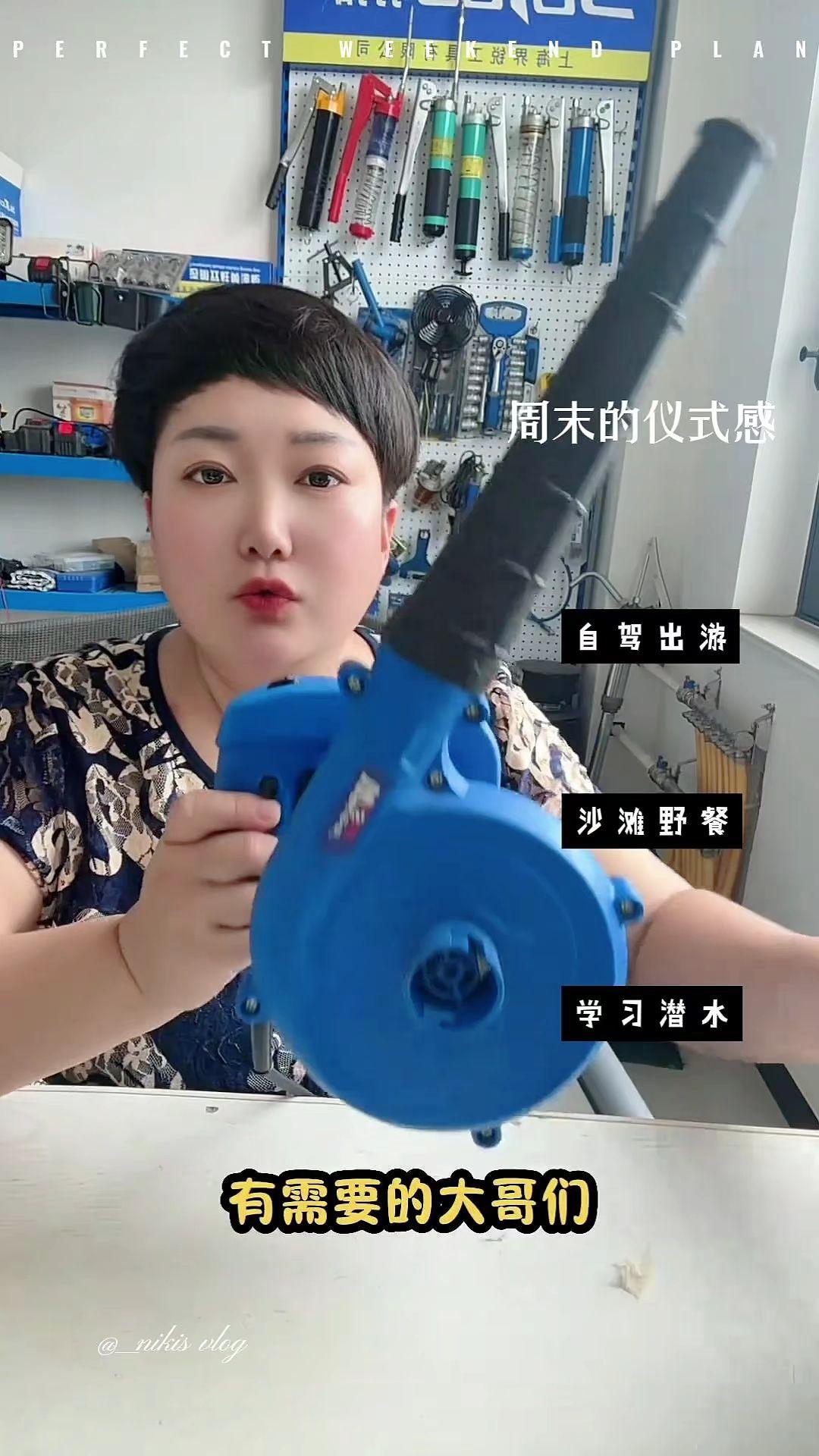 家用电鼓风机强劲大功率手提式清灰工业吹吸两用风机装修清洁商用 220伏家用电吹吸两用鼓风机