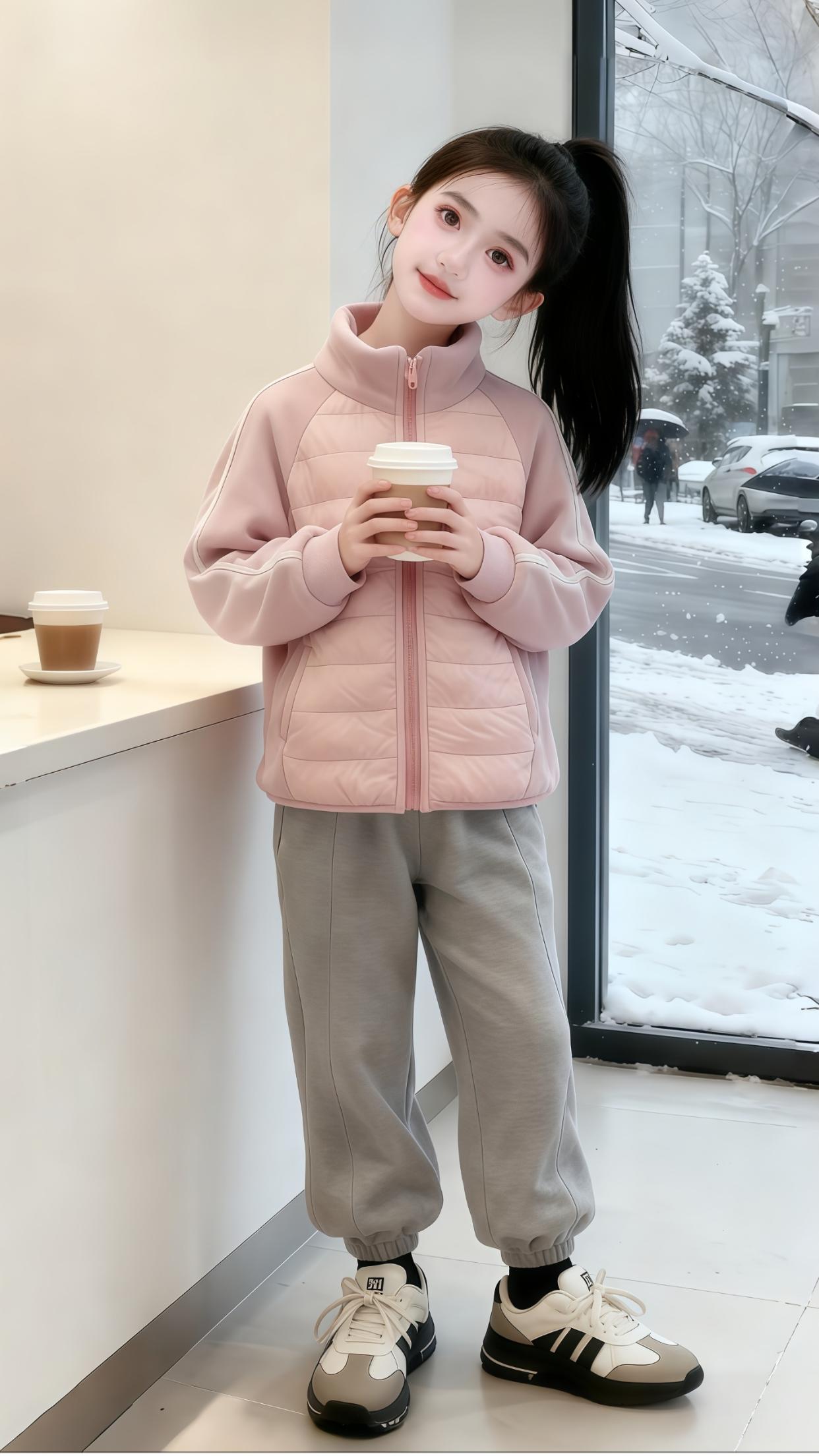 #外套#棉服#儿童穿搭#生女儿就是用来打扮的 @抖加🔥上热门🔥dou+🔥热点宝