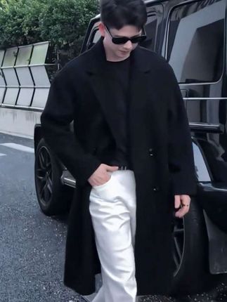 #休闲大衣#双面呢大衣 #这也太帅了#时尚穿搭#穿出自己的风格