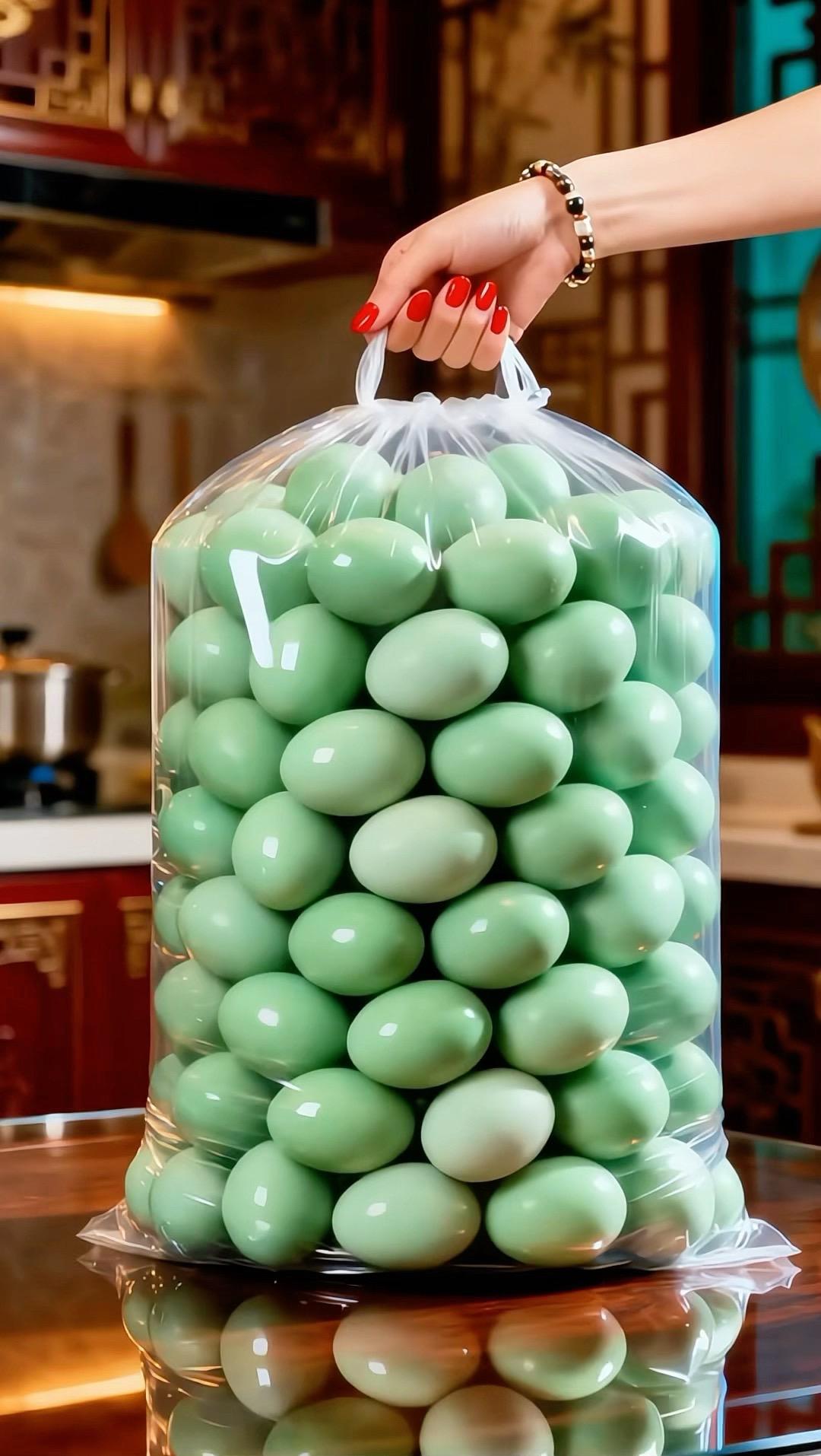 🥚流油烤海鸭蛋黄!沙糯咸香绝了!(一戳就爆浆!橙红蛋黄流心淌油,咸香裹着奶香,配粥拌饭都巨香!每颗都是海边散养鸭下的,古法烤制超入味,早餐来一个,一整天都舒坦~)#起沙流油咸鸭蛋 #烤海鸭蛋 #超划算超便宜 #在抖音入手的好东西 #我就这样吃吃吃 @抖加🔥上热门🔥dou+🔥热点宝 @DOU+小助手