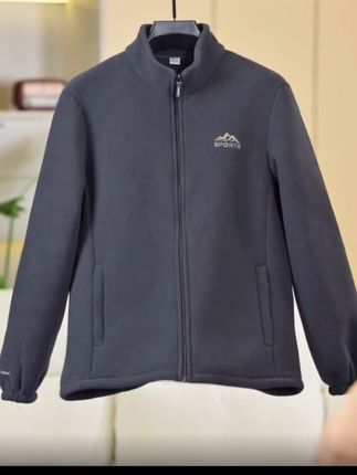 #秋冬摇粒绒男士外套