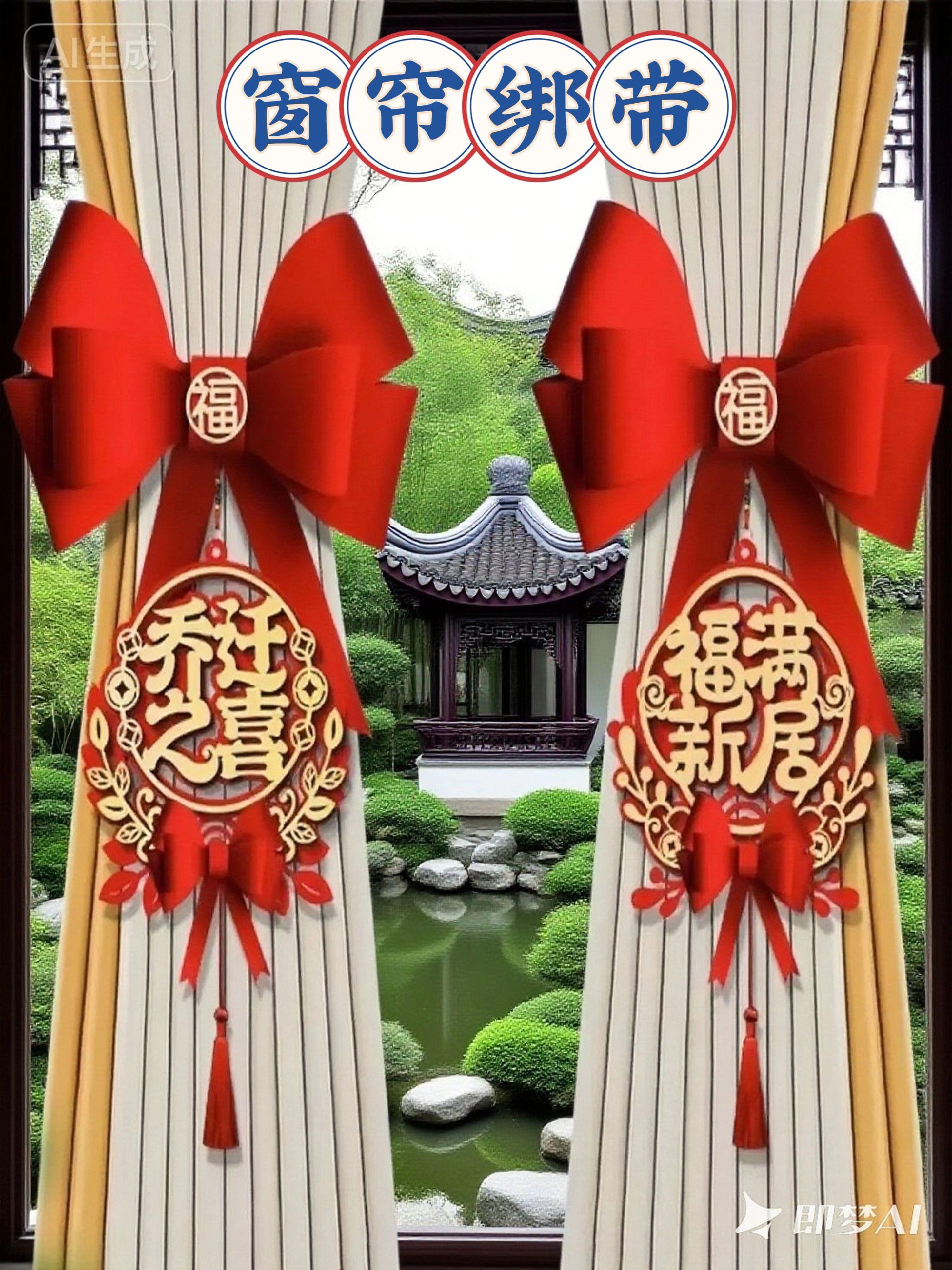 窗帘绑带。#喜事窗帘绑带#窗帘绑带