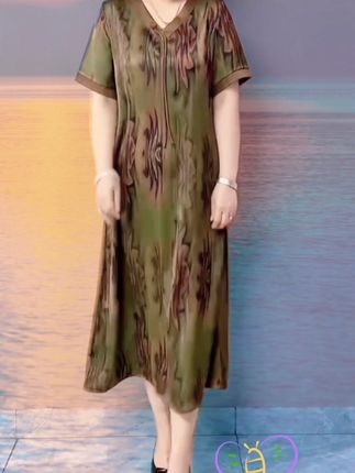#大码女装 #遮肉遮肚子 #时尚洋气 #谁穿谁好看系列 @DOU+小助手
