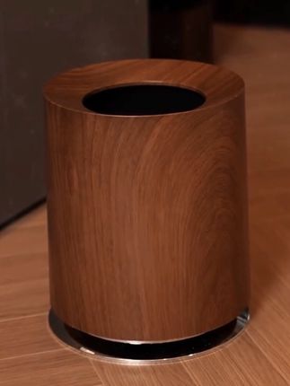 【半岛良品】木纹垃圾桶家用仿双层无盖大容量垃圾筒客厅高颜值纸篓#垃圾桶#居家好物