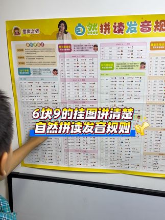 是的!你没看错!6.9元就可以学#自然拼读 ,配套#雪梨老师 视频讲解,省了大几百,赶紧给孩子试试吧#英语 #记单词 #宝妈推荐