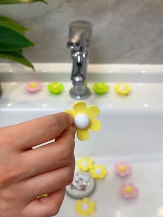#防溢水塞子 #溢水口密封盖 #花朵密封塞 #卫生间好物