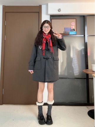 面料超级舒服#面料舒服透气#超便宜超划算 #不挑年龄不挑身材 #毛呢大衣