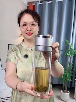 #茶水分离杯 #高硼硅水杯 #隔热防烫#玻璃杯#超便宜超划算