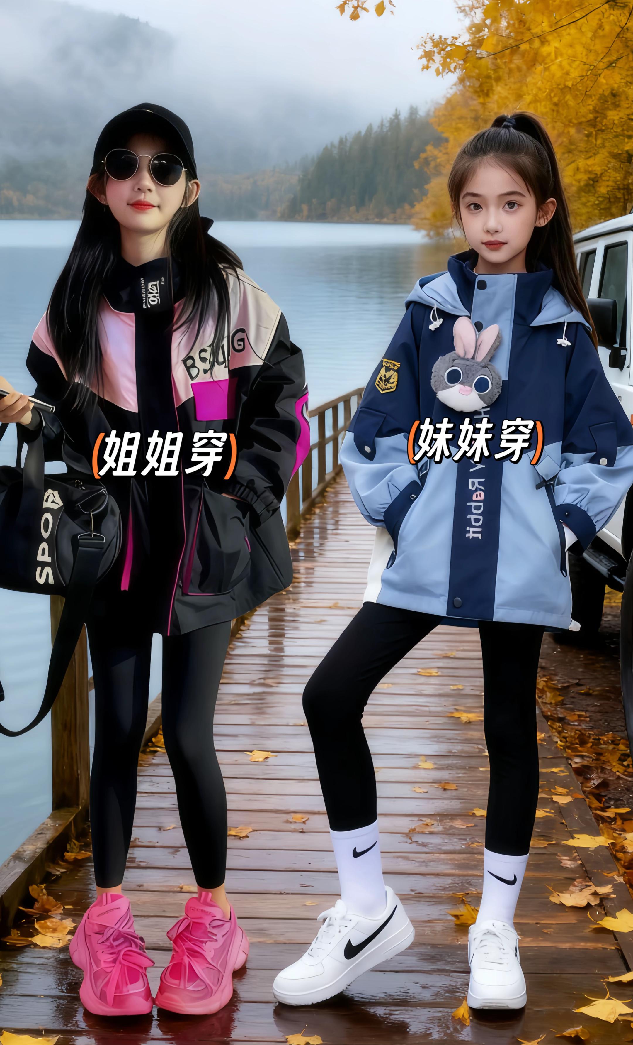 #出街穿搭 #同款穿搭 #出街穿搭 #冲锋衣 #街拍小姐姐穿搭秀