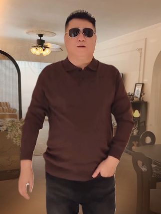 #简约大气 #品质男装 #时尚男装 #针织衫穿搭