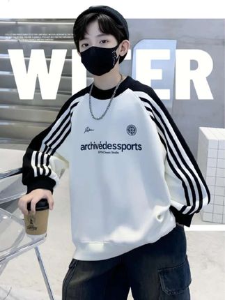 儿童装男童春装纯棉休闲卫衣#新款中大童春秋款洋气春季上衣#儿童卫衣 #儿童穿搭潮童