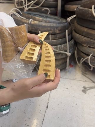 竹挂挂尺寸11×5#杨肖五金店 #桐油土漆香火青铜锣鼓 #民俗传统文化习俗