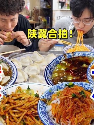 200斤南方人挑战陕西碳水轰炸!在西安一天连吃8顿,晕碳没? #地方特色小吃 #陕西美食 #肉夹馍 #保定美食 #驴肉火烧