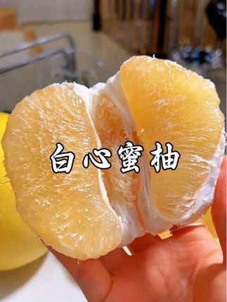 正宗福建平和老树白心蜜柚!皮薄肉厚,汁水充盈#白心蜜柚 #柚子 #柚子皮 #柚子柚子切克闹