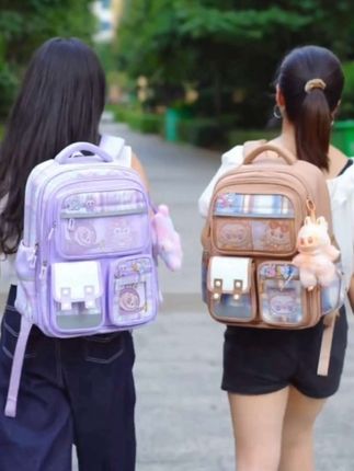 2025新款拉布布书包小学生男生女生同款一到六年级轻便减负护脊儿童女孩#护脊书包选轻的#儿童书包 #学生书包#双肩包推荐#好物推荐🔥