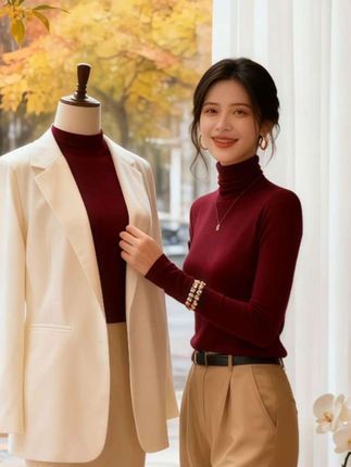 #每日分享 #优雅气质 #针织衫 #穿出自信穿出美丽 #高端大气