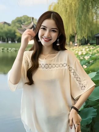 大码姐妹看过来!夏季雪纺衫,宽松遮肉,显瘦又好看,快冲~ #夏日中性风穿搭日记#夏日度假穿什么#暑假出游穿搭#夏日不费力一周穿搭合集#不卡建模身材的暑假穿搭