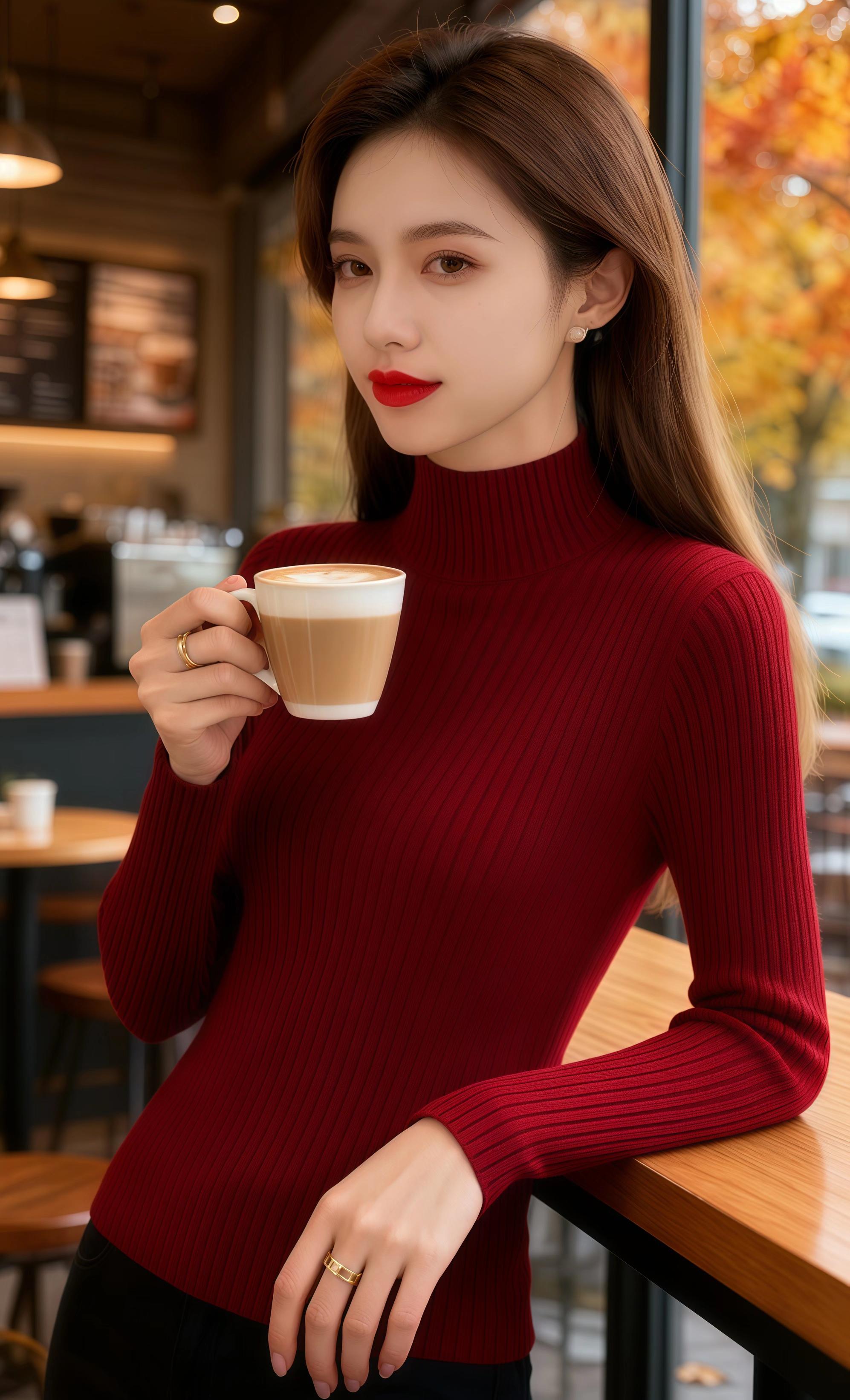#针织打底衫 #内穿外搭都好看 #秋季不露腿穿搭#初秋一周不重样穿搭#早秋冷冽又随性的气质穿搭