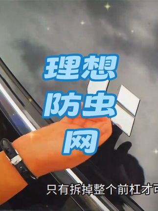 理想中网防虫网,提车就尽早安装,不然很容易堵塞散热器,导致异响和空调效果变差#汽车好物 #理想l6 #理想l7 #理想l8 #理想l9