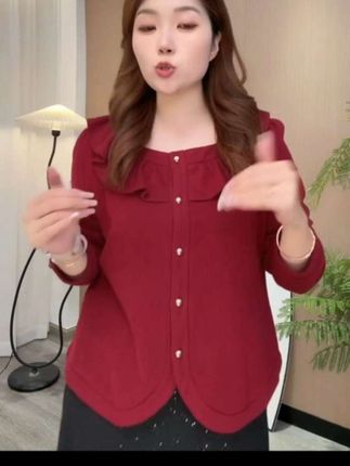 秋季新款显瘦上衣#上衣穿搭 #休闲减龄穿搭